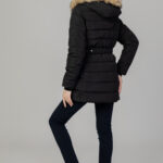 Piumino Only ONLNEWCAMILLA QUILT FUR HOOD COAT CC OTW Nero - Foto 3