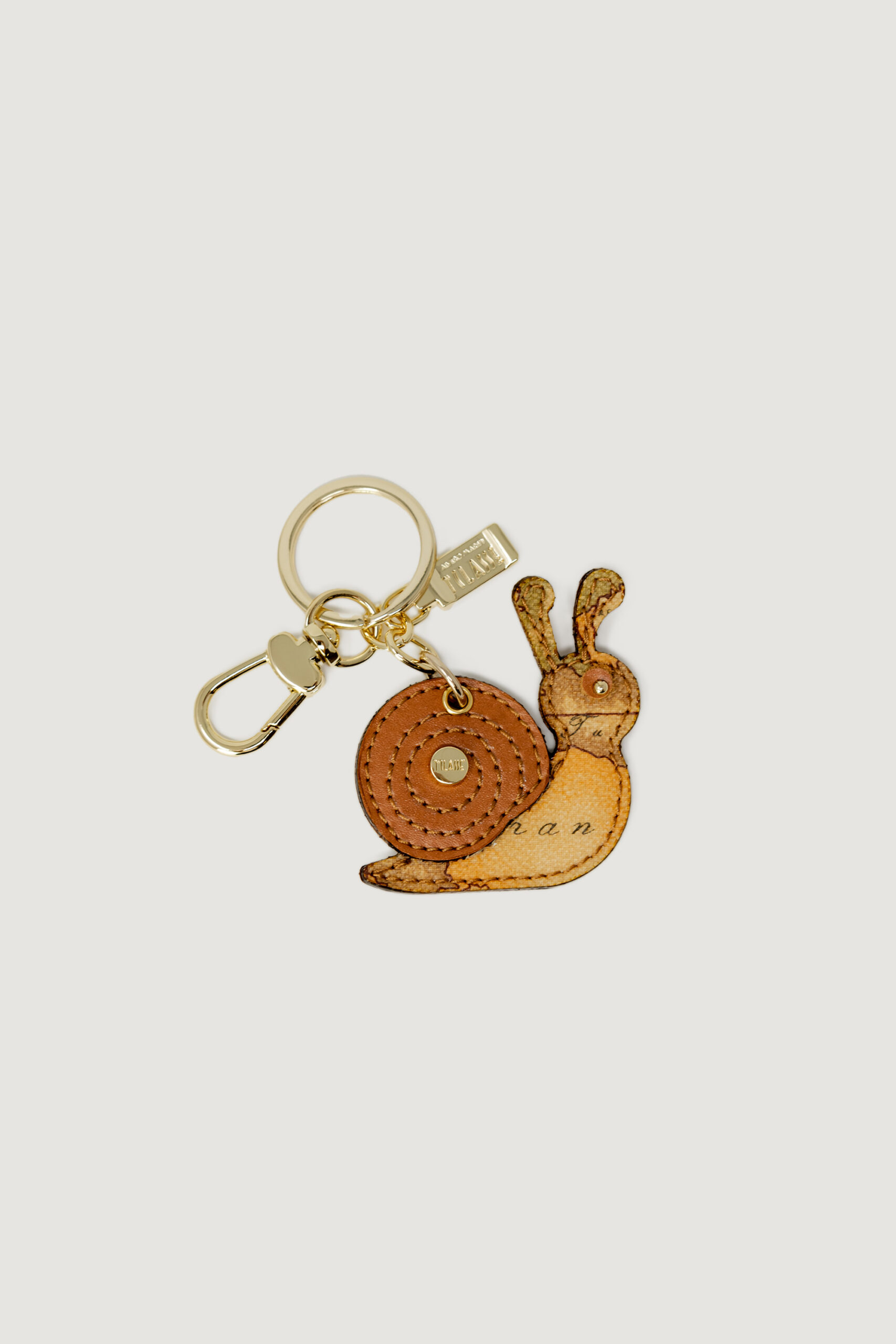 Alviero Martini Prima Classe Portachiavi CHARM LITTLE SNAIL Beige