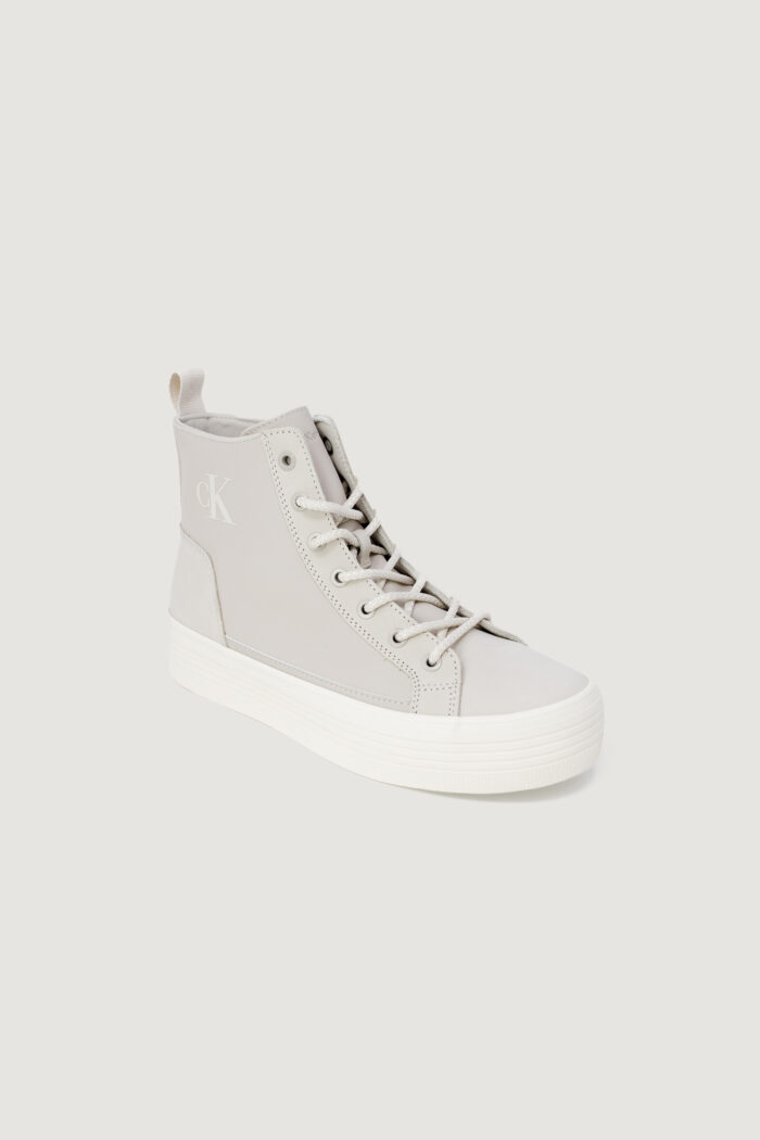 Sneakers Calvin Klein BOLD VULC MID FLATFO Taupe