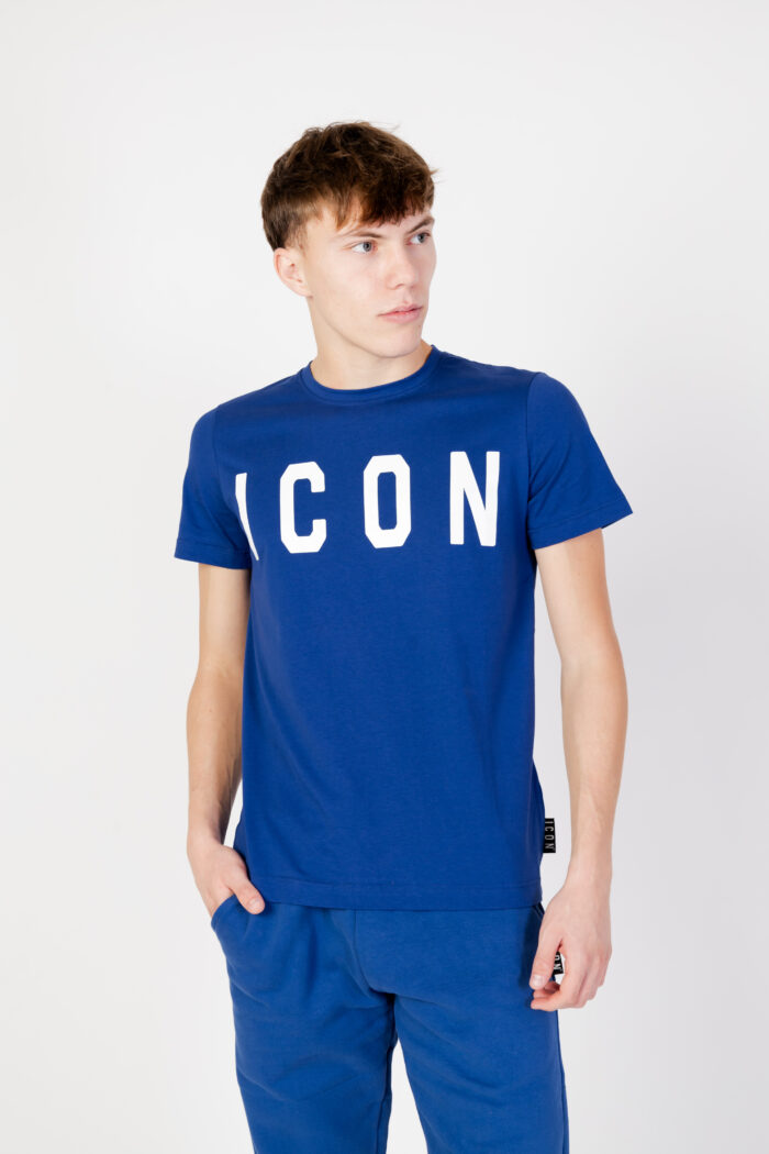 T-shirt Icon LOGO Blu