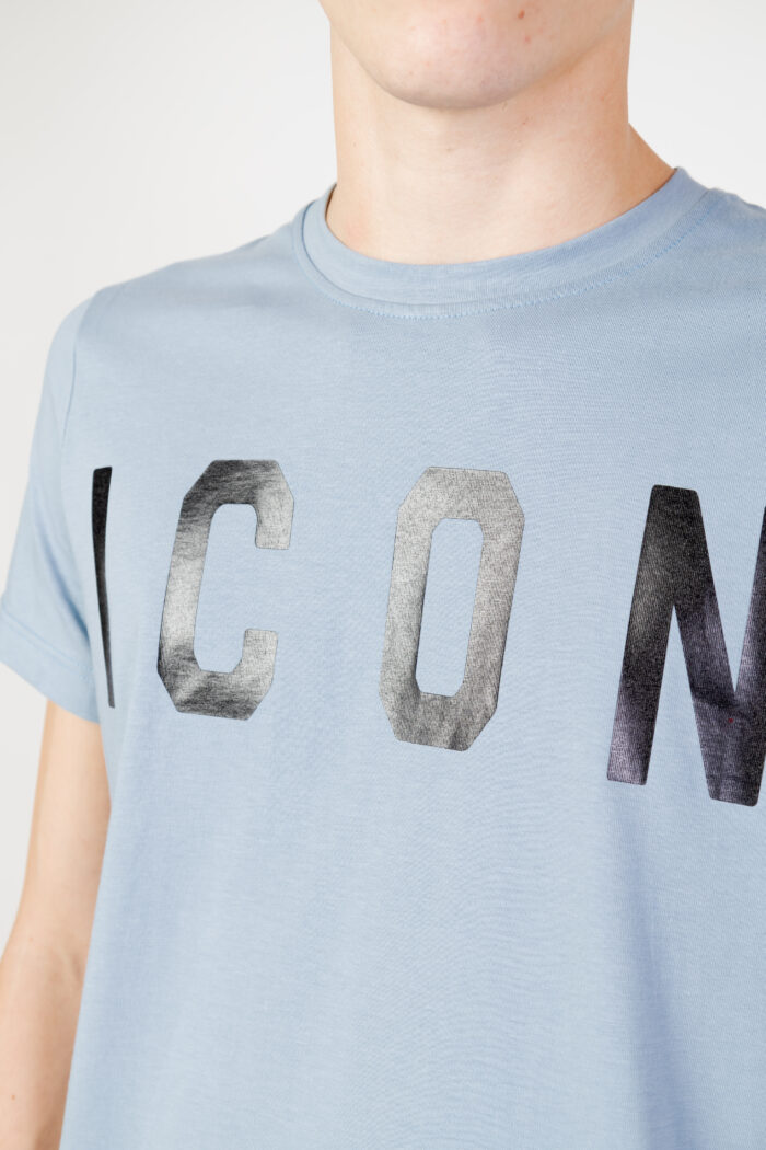 T-shirt Icon LOGO Celeste
