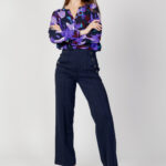 Bluse manica lunga Street One LTD QR Style Bamika Print Viola - Foto 5
