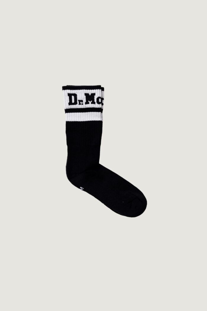 Calzini Lunghi Dr. Martens Athletic Logo Sock Organic Cotton Blend Nero