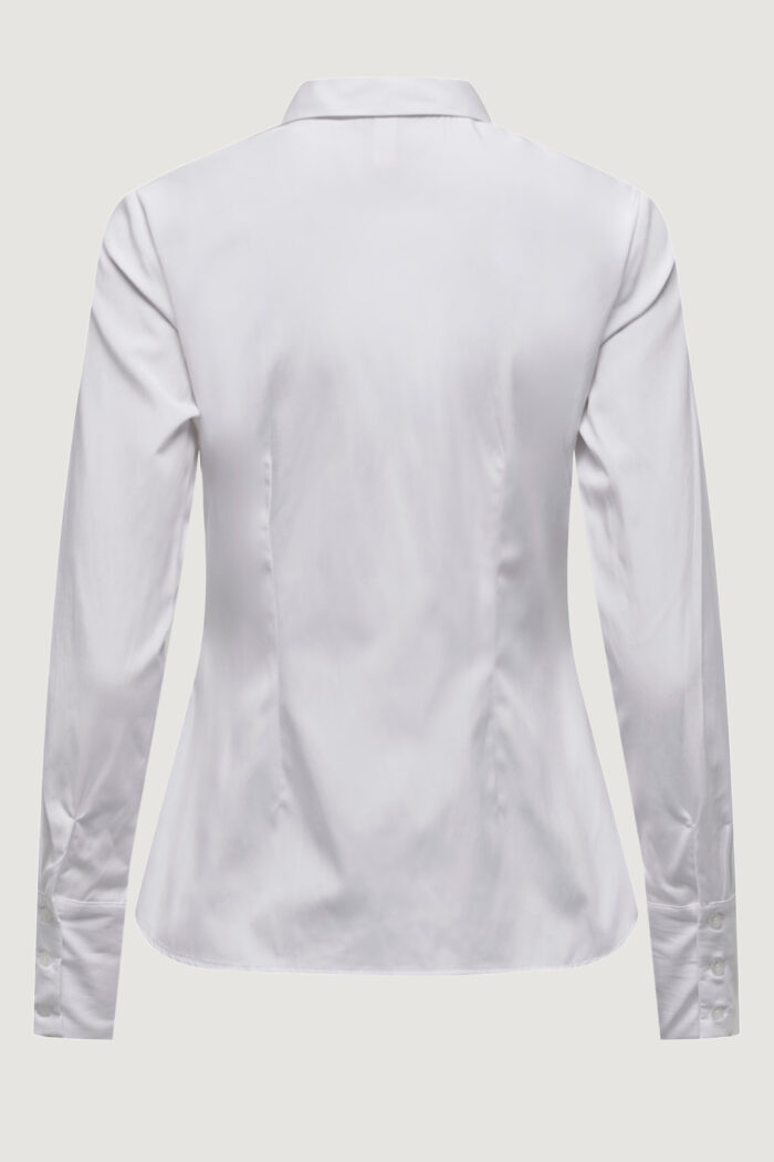 Camicia manica lunga Only ONLPI LETA LS COLLAR W STONES WVN Bianco