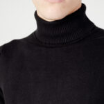 Dolcevita Calvin Klein Jeans FREEFIT ROLL NECK LS Nero - Foto 3