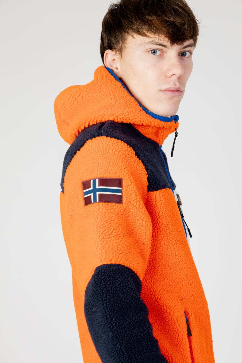 Giacchetto Napapijri YUPIK FZH 3 Arancione Fluo - Foto 5
