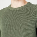Maglione Calvin Klein Jeans BADGE EASY Verde Oliva - Foto 5