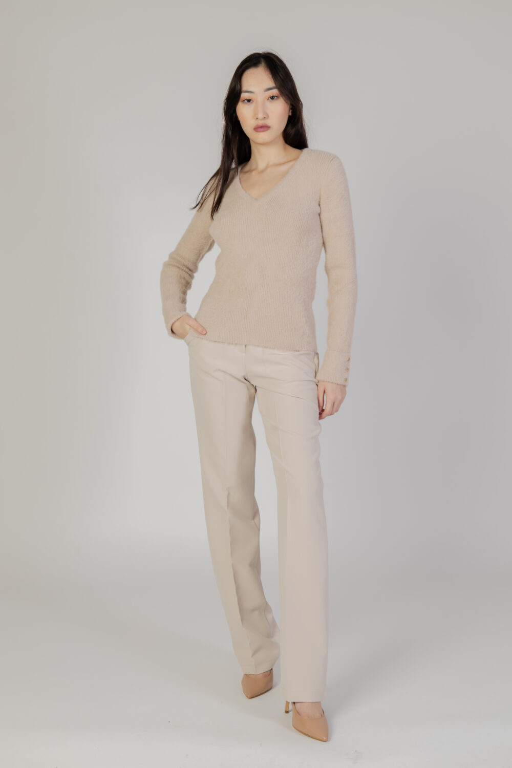 Maglione Morgan De Toi  Beige - Foto 5
