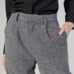 Pantaloni a palazzo Only ONLCORA HW HB WIDE PANT TLR RPT Grigio - Foto 2
