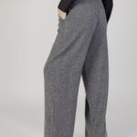 Pantaloni a palazzo Only ONLCORA HW HB WIDE PANT TLR RPT Grigio - Foto 3