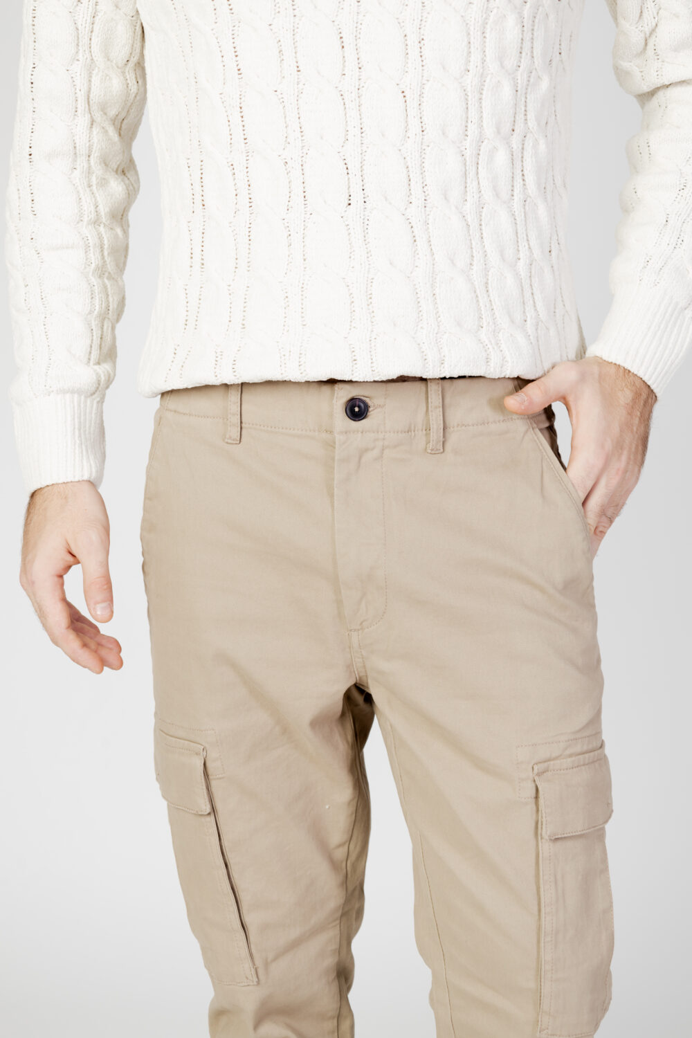 Pantaloni Borghese  Beige chiaro - Foto 4