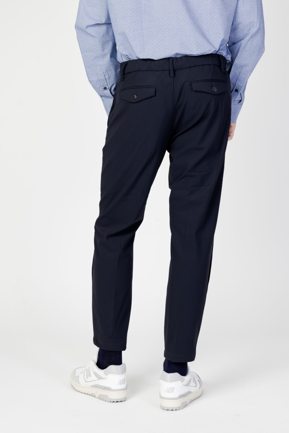Pantaloni Borghese  Blu - Foto 3