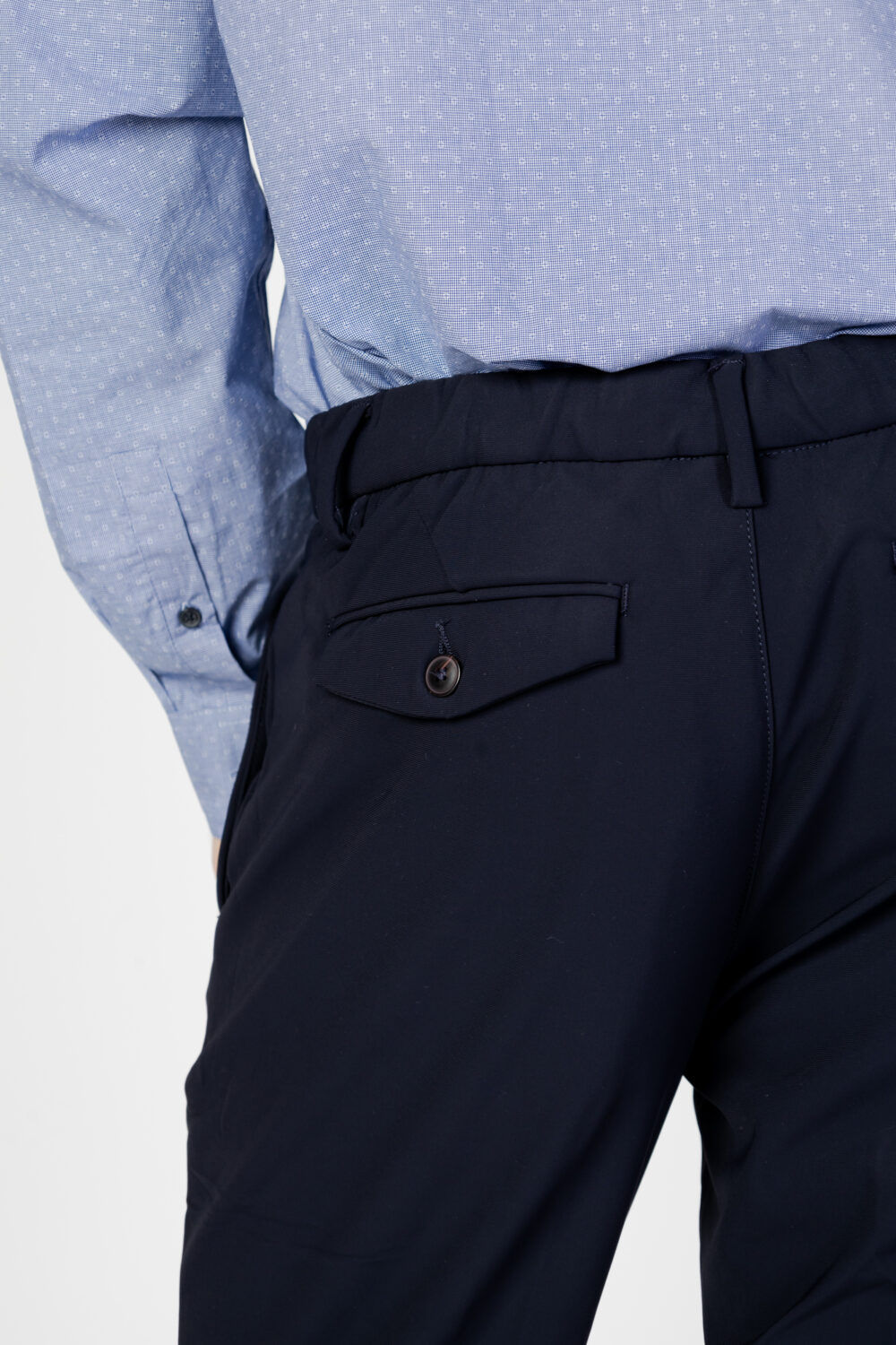 Pantaloni Borghese  Blu - Foto 5