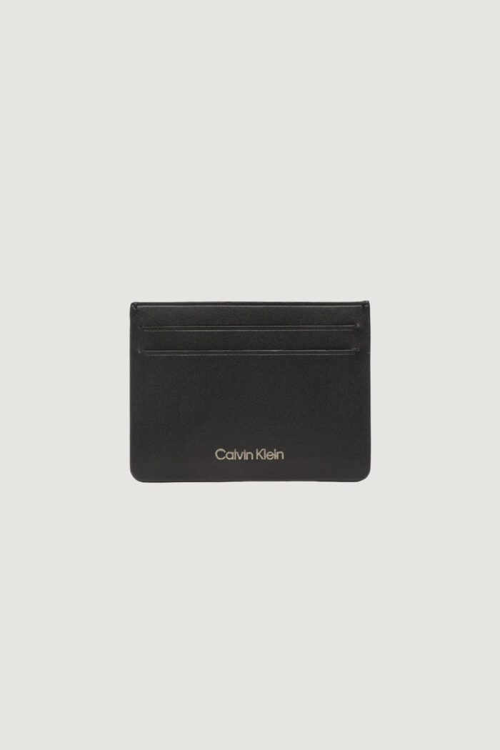 Portacarte Calvin Klein CK CONCISE CARDHOLDER 6CC Nero