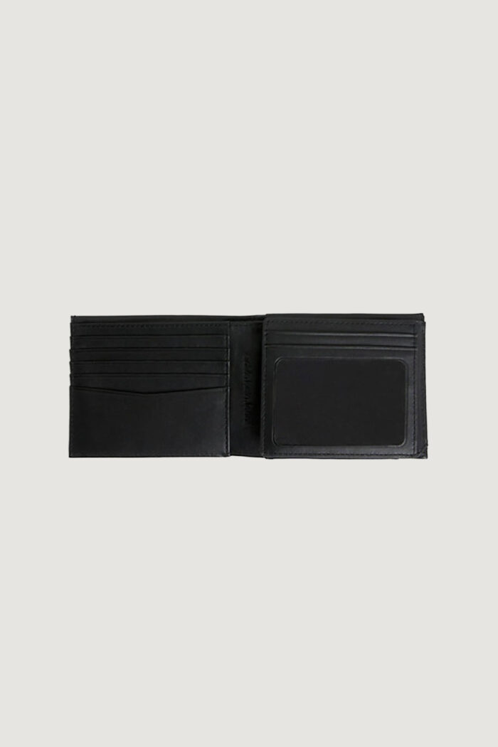 Portafoglio con portamonete Calvin Klein MONOGRAM SOFT TRIFOLD Nero