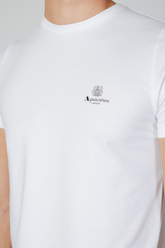 T-shirt intimo Aquascutum UNDERWEAR T-SHIRT Bianco