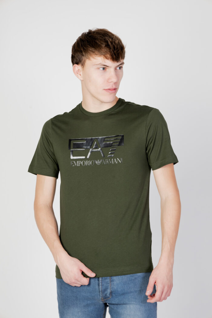 T-shirt Ea7  Verde Oliva