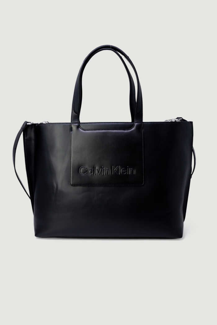 Borsa Calvin Klein CK SET SHOPPER LARGE Nero