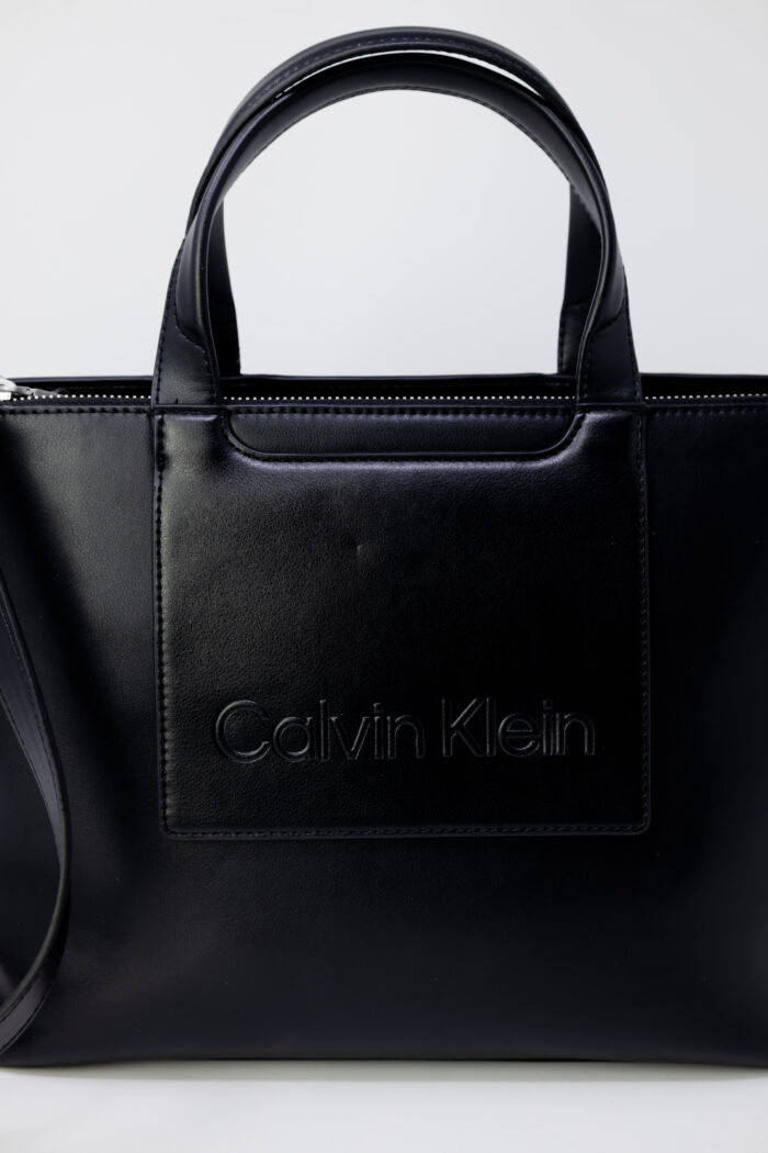 Borsa Calvin Klein CK SET TOTE MEDIUM Nero