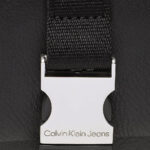 Borsa Calvin Klein Jeans ULTRALIGHT EW FLAP25 PU Nero - Foto 4