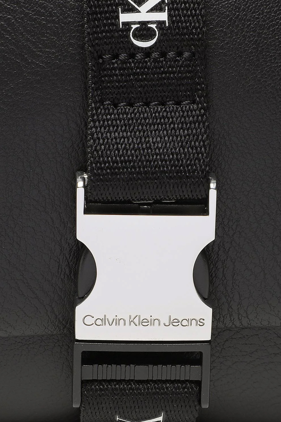 Borsa Calvin Klein Jeans ULTRALIGHT EW FLAP25 PU Nero - Foto 4