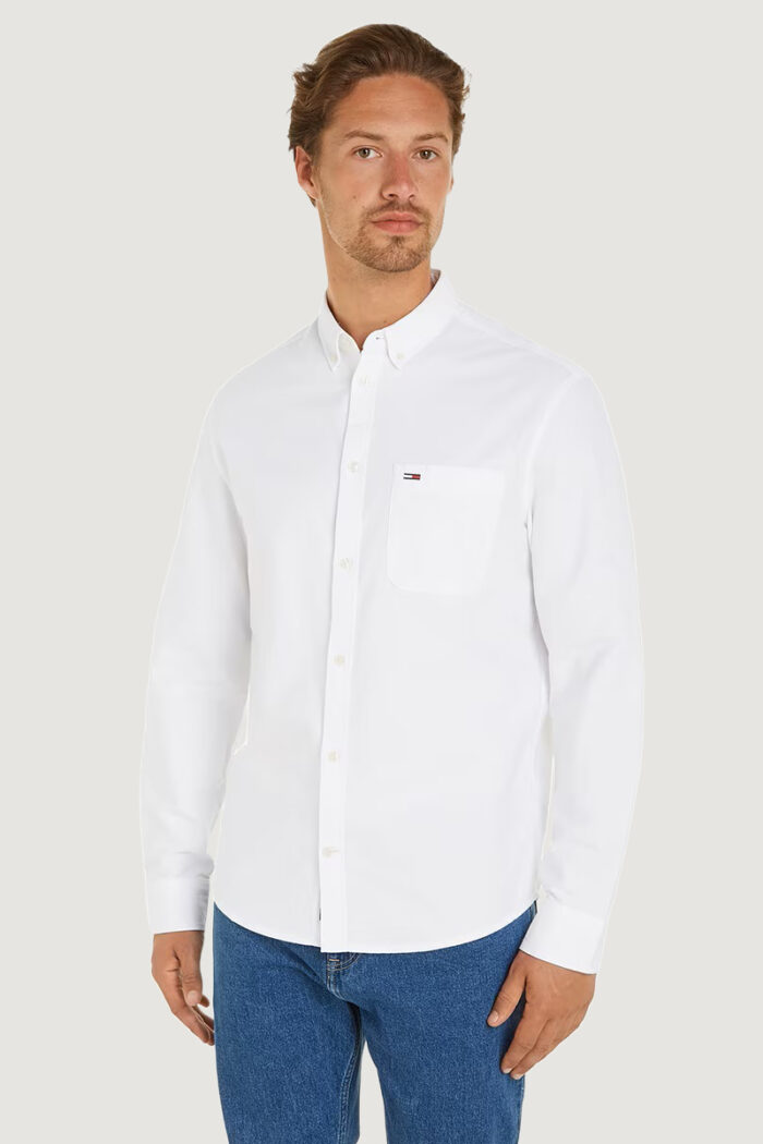 Camicia manica lunga Tommy Hilfiger REG OXFORD Bianco