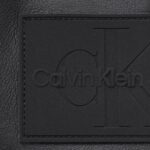 Giacchetto Calvin Klein Jeans FAUX LEATHER Nero - Foto 4