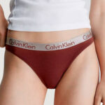 Slip e perizoma Calvin Klein Underwear THONG 3PK Verde - Foto 2