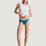 Slip e perizoma Calvin Klein Underwear THONG 3PK Verde - Foto 3