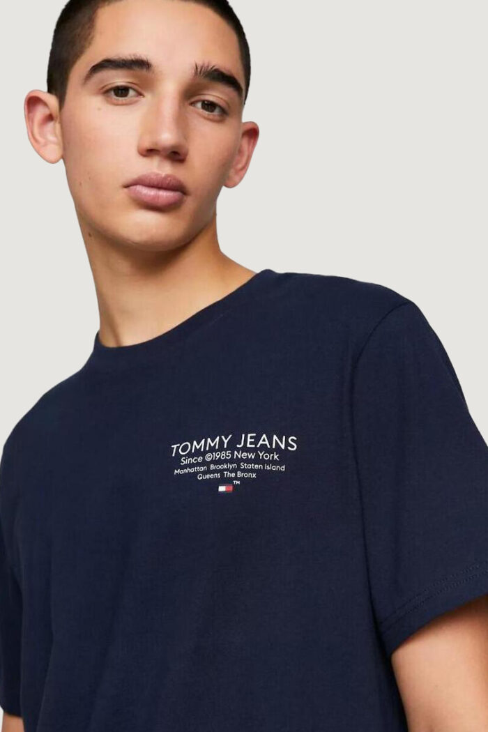 T-shirt Tommy Hilfiger ESSTNL GRAP Blu