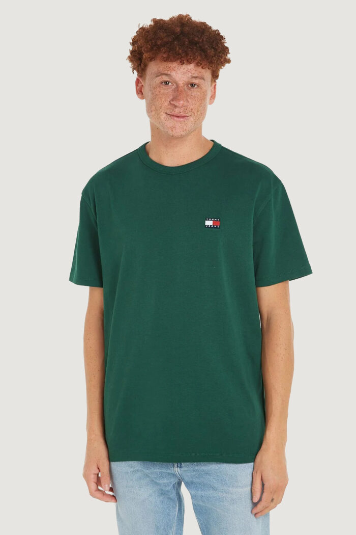 T-shirt Tommy Hilfiger REG BADGE EX Verde