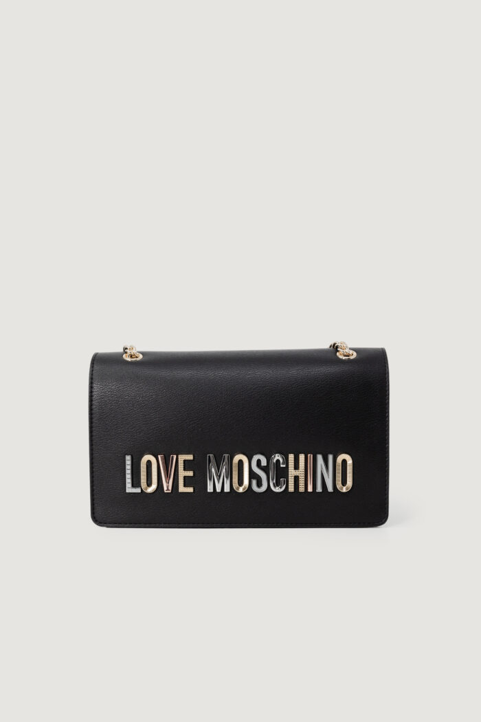 Borsa hobo piccola Love Moschino quilted scamosciata