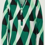 Bluse manica lunga Street One Style LTD QR Bamika Print Verde - Foto 4