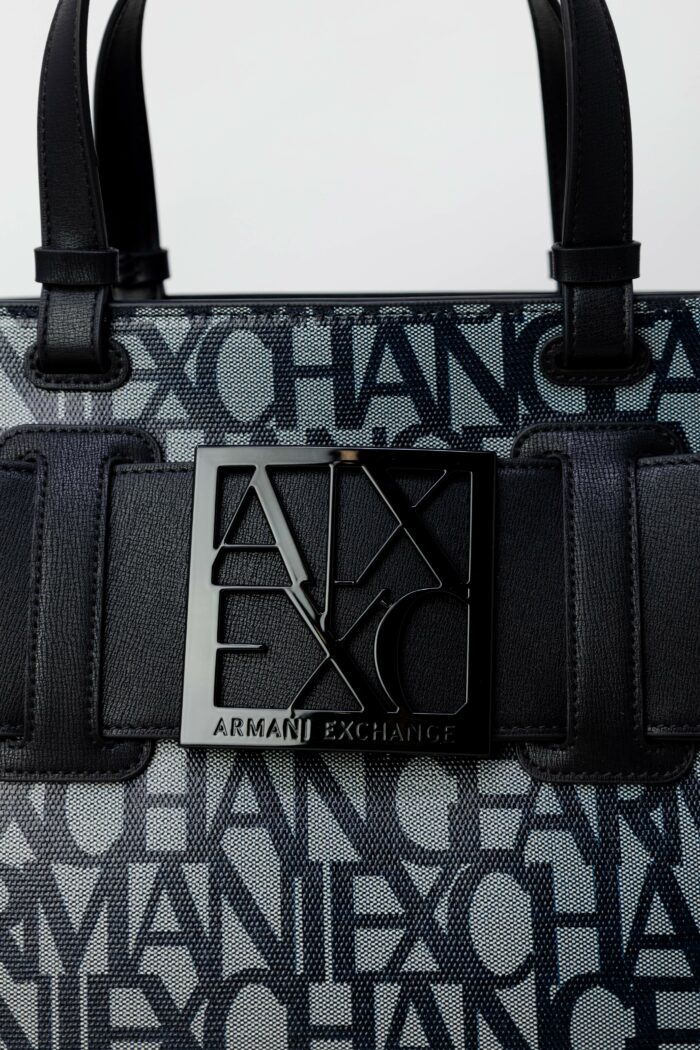 Borsa Armani Exchange  Nero