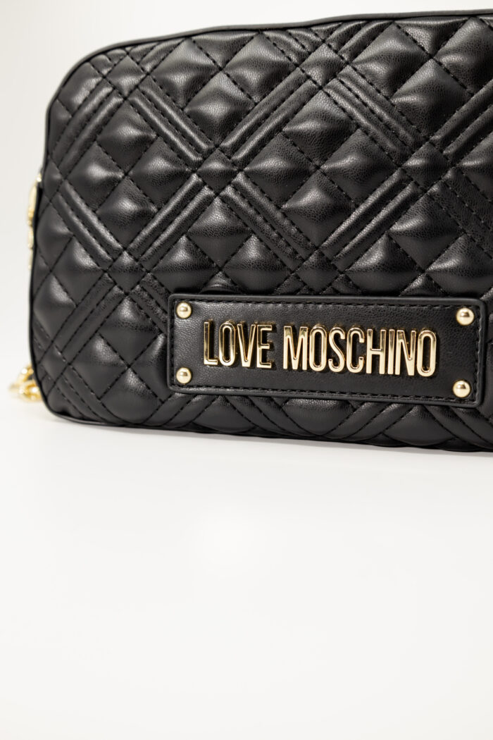 Borsa Love Moschino QUILTED Black gold