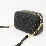 Borsa Love Moschino QUILTED Black gold - Foto 3