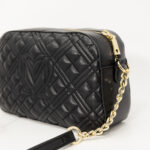 Borsa Love Moschino QUILTED Black gold - Foto 5