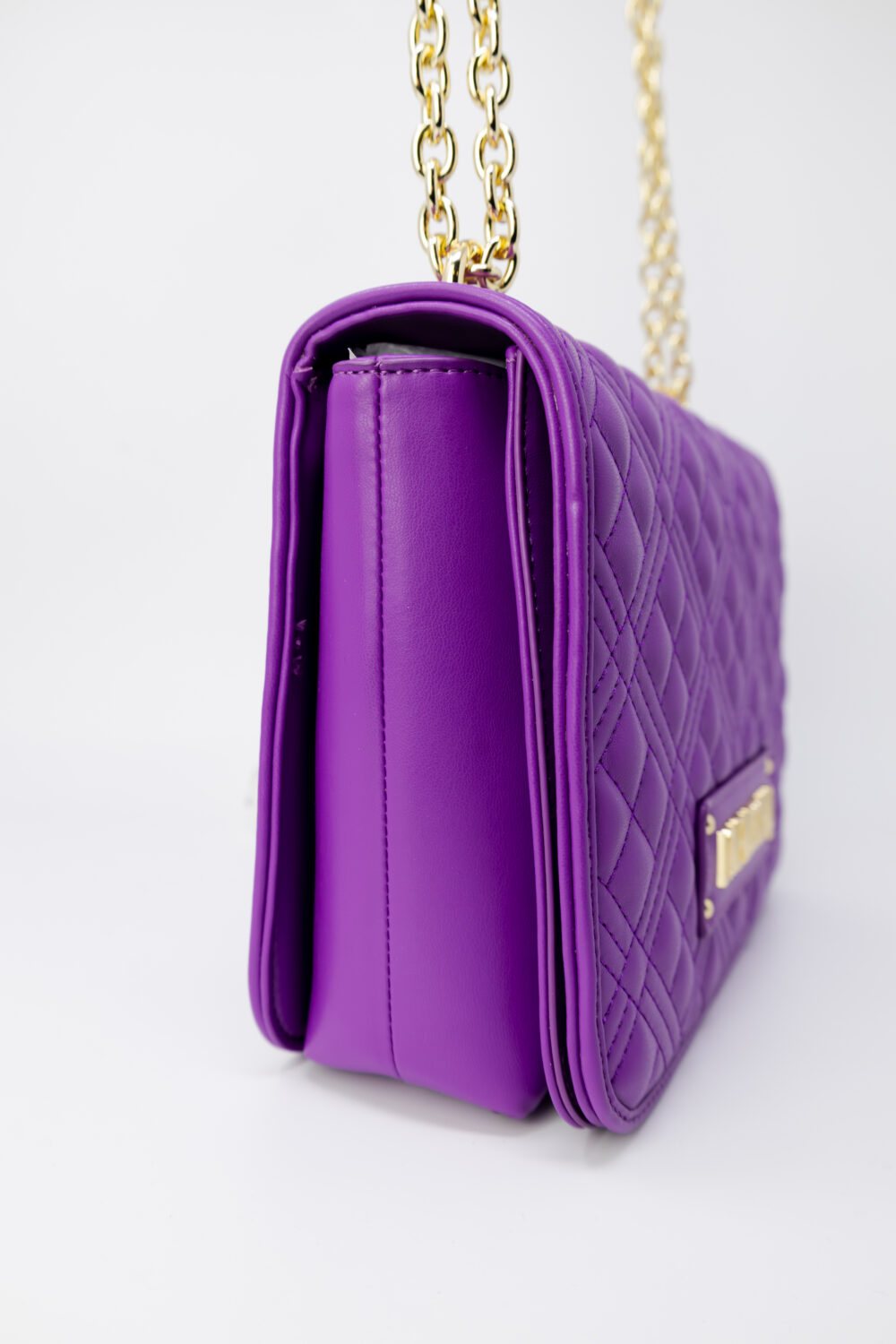 Borsa Love Moschino QUILTED Viola - Foto 3