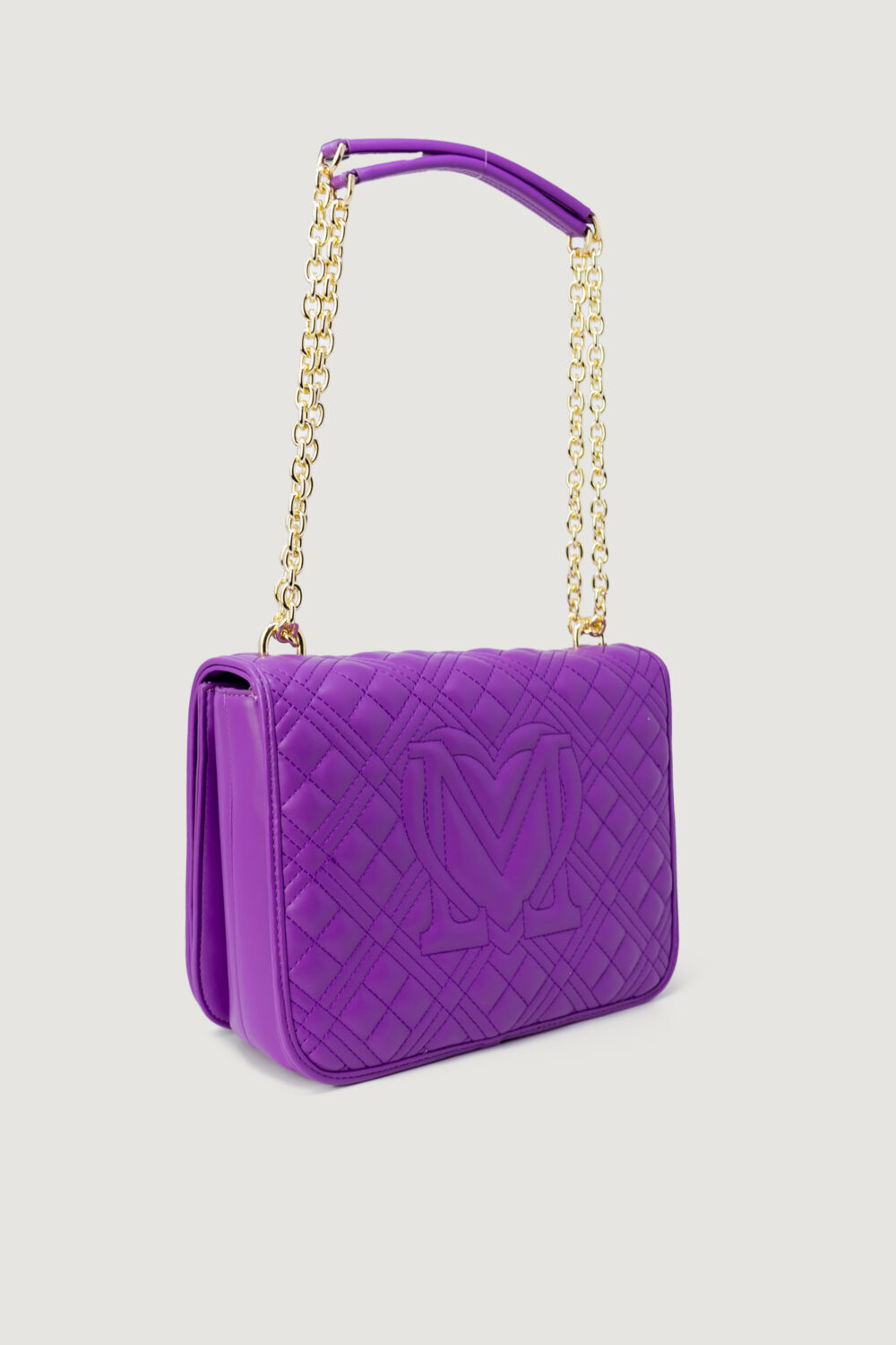 Borsa Love Moschino QUILTED Viola - Foto 4