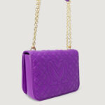 Borsa Love Moschino QUILTED Viola - Foto 4