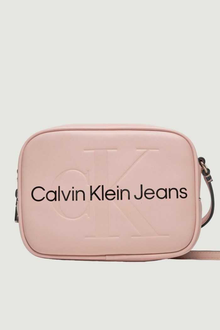 Borsa Calvin Klein SCULPTED CAMERA 18 MONO Rosa Antico