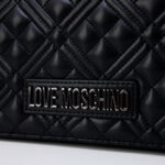 Borsa Love Moschino QUILTED PU Black Silver - Foto 2