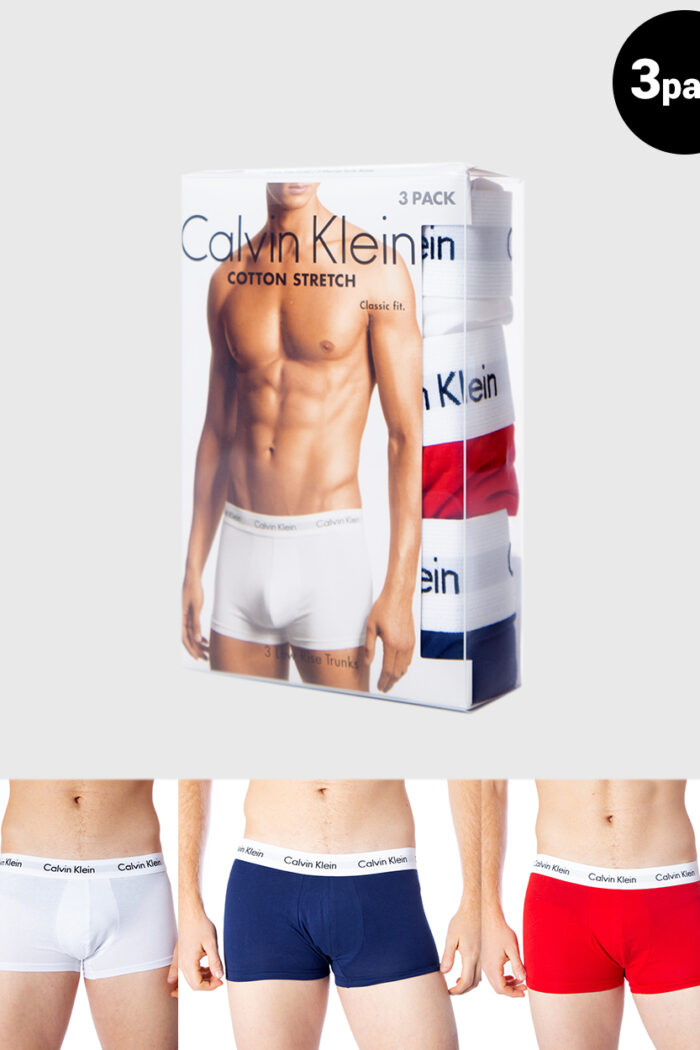 Boxer Calvin Klein Underwear PACCO DA 3 Rosso