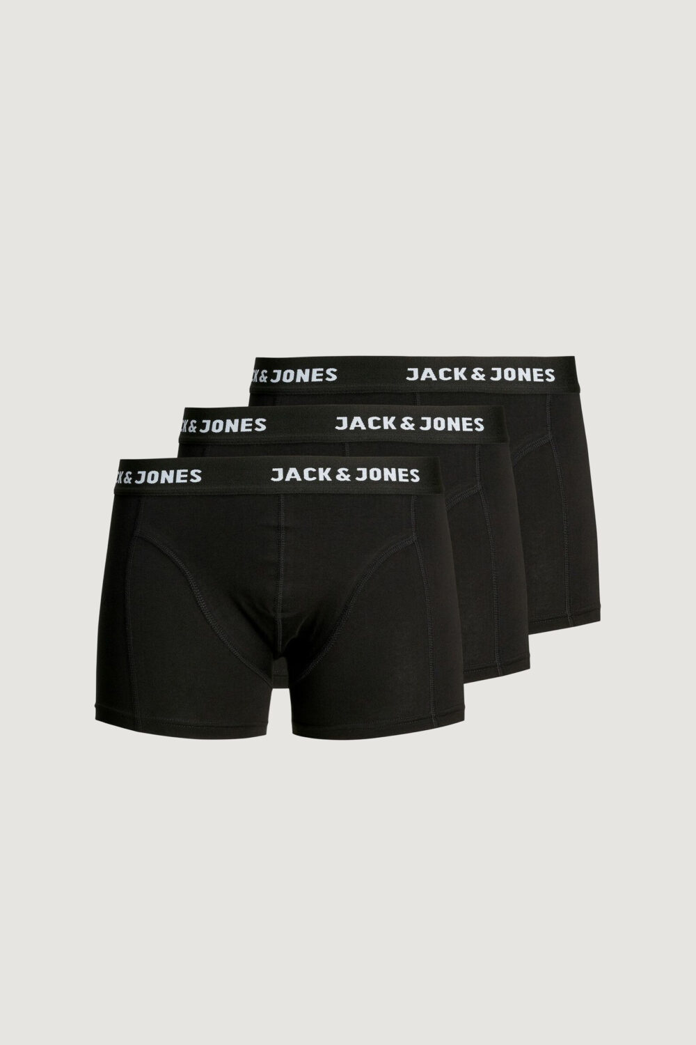 Boxer Jack Jones JACANTHONY TRUNKS 3 PACK BLACK Nero - Foto 4