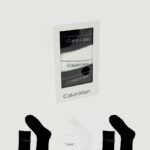 Calzini Calvin Klein CK WOMEN SOCK 3P CARTON SLIDER RIB GIFTBOX Nero - Foto 1