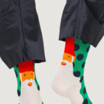 Calzini corti Happy Socks SANTA S BEARD Verde - Foto 2