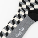 Calzini Happy Socks FILLED OPTIC SOCK Grigio - Foto 3