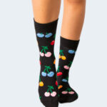 Calzini Happy Socks CHERRY Nero - Foto 1