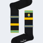 Calzini Happy Socks COLORS CUFF THIN CREW SOCK Nero - Foto 3