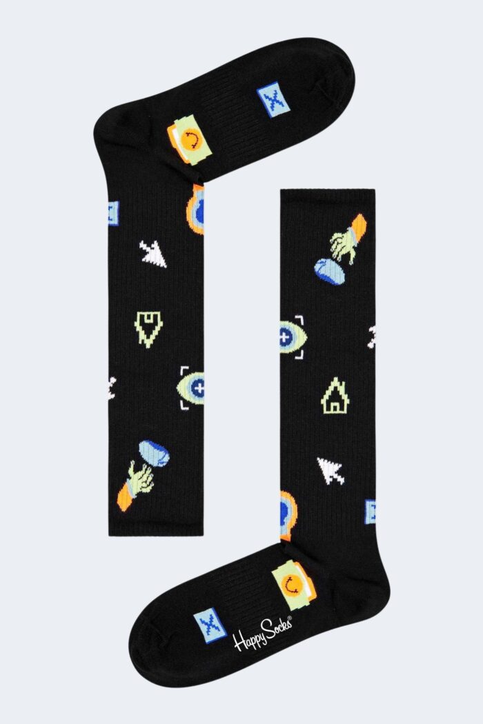 Calzini Happy Socks TECHNOLOGY KNEE HIGH SOCKS Nero